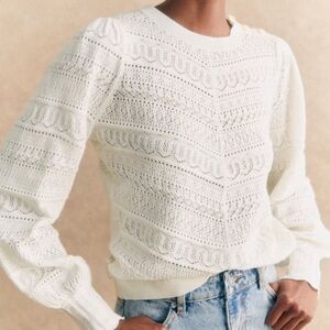 NWT Sezane Soline in White